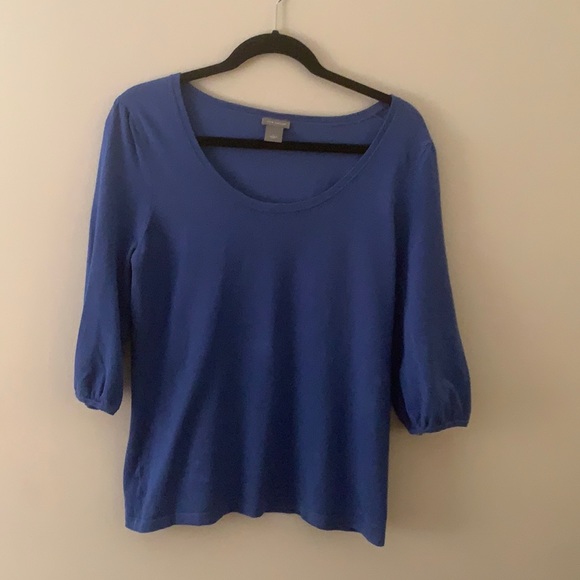 Ann Taylor Bright blue sweater size L - 78% rayon and 22% nylon - Picture 1 of 5